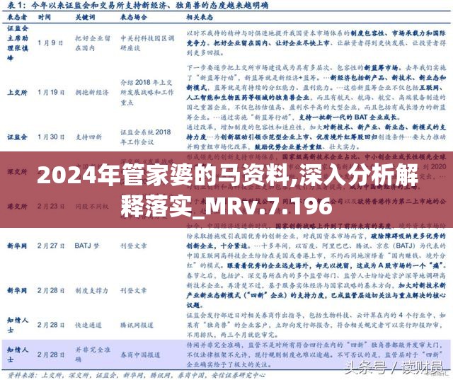 2024年管家婆的马资料,全面计划执行_领航款91.975