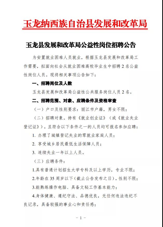 景洪市发展和改革局最新招聘信息概览