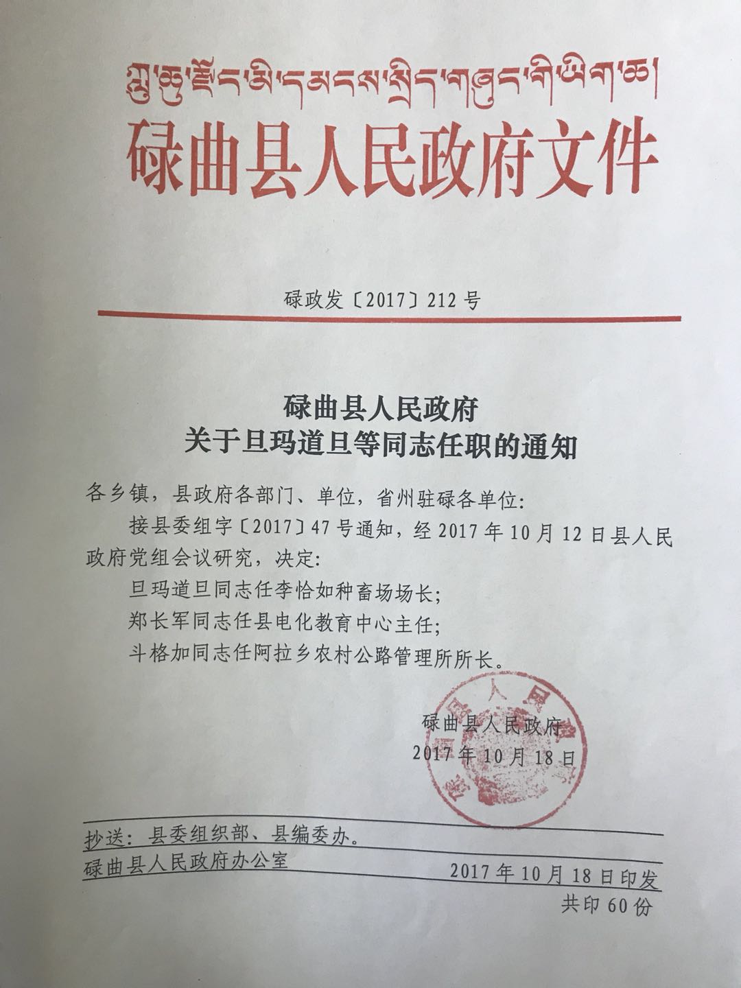 左贡县人民政府办公室最新人事任命，推动县域发展新篇章